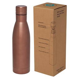 Vasa RCS-zertifizierte Kupfer-Vakuum Isolierflasche aus recyceltem Edelstahl, 500 ml, bronze