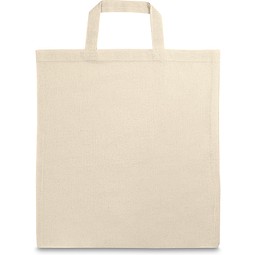 VICTORIA. Tragetasche aus 100% Baumwolle (100 g/m²), Naturhell