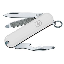 VICTORINOX Taschenmesser Rally, 9 Funktionen, weiß