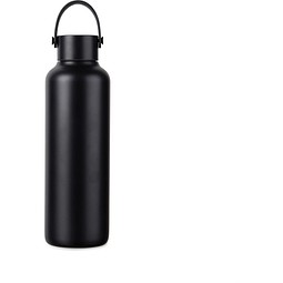 VINGA Baltimore RCS recyc. Edelstahlflasche 600ml, schwarz