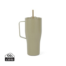 VINGA Eos Voyager 800ml Flasche aus RCS rec. Stainless-Steel, grün, grün