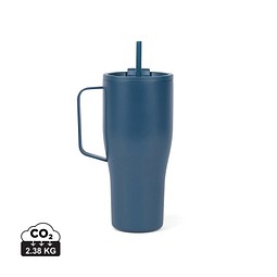 VINGA Eos Voyager 800ml Flasche aus RCS rec. Stainless-Steel, navy blau, navy blau