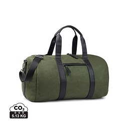 VINGA Marlow Wochenendtasche RCS aus recyceltem Polyester, grün, schwarz