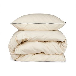 VINGA Marston OCS Bio-Baumwoll-Bettwäsche, 4er-Set, beige
