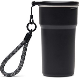 VINGA Parks Becher aus RCS Stainles Steel, 4 Stück, 250ml, schwarz