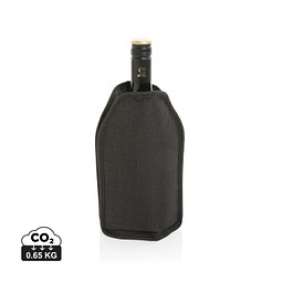 Vino AWARE™ rPET Weinkühler-Sleeve, schwarz