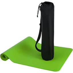 Virabha Yogamatte aus recyceltem TPE, grün