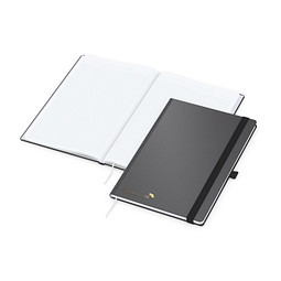 Geiger-Notes Vision-Book A4 Bestseller, inkl. Prägung in schwarz-glänzend, anthrazit