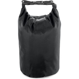 VOLGA. Wasserdichter Rucksack aus Plane, Schwarz