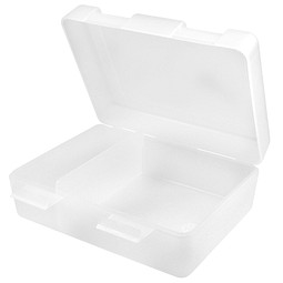 Vorratsdose Dinner-Box-Plus, transparent-milchig
