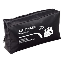 Warnwesten-Set Kompakt, schwarz