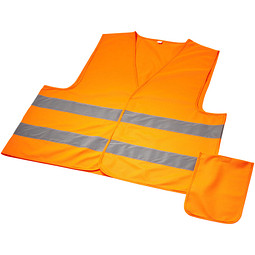 Watch-out Sicherheitsweste im Beutel für den professionellen Einsatz, neonorange