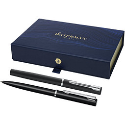 Waterman Allure Tintenroller und Kugelschreiber - Set, navy