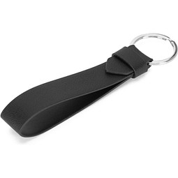 WATOE. Schlüsselanhänger aus PU mit Ring, Schwarz