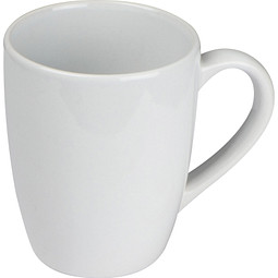 Weiße Keramiktasse, 300ml, weiss