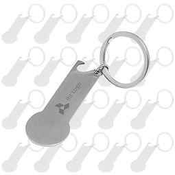 Werbe-Sparset Einkaufswagenlöser no coin, 100-tlg., inkl. Gravur, silber