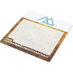 WM-Haftnotiz-Mousepad, Pokalgold, Mehrfarbig