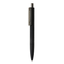 XD COLLECTION Druckkugelschreiber X3 mit Smooth-Touch, blaue Mine, schwarz