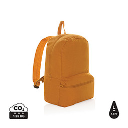 XD COLLECTION Impact Aware™ 285g/m² Rucksack aus rCanvas, sonnenuhr orange
