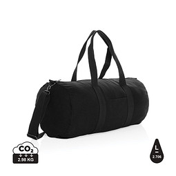 XD COLLECTION Impact Aware™ 285g/m² ungefärbter rCanvas-Seesack, schwarz