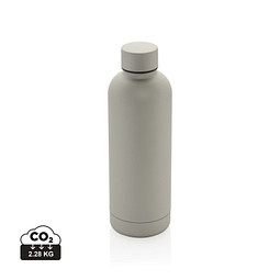 XD COLLECTION Impact Vakuumflasche aus RCS recyceltem Stainless-Steel, silber