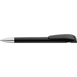 uma® Kugelschreiber YES SI inkl. Metallspitze, schwarz
