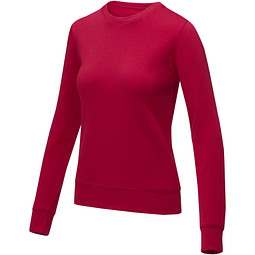 Zenon Sweater mit Rundhalsausschnitt für Damen, rot, M
