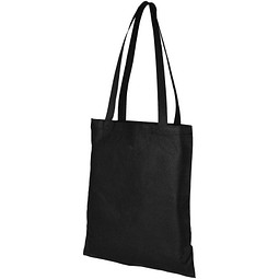 Zeus Non Woven große Tragetasche, schwarz