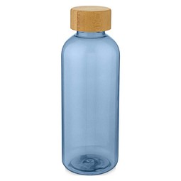 Ziggs 650 ml Sportflasche aus recyceltem Kunststoff, transparent blau