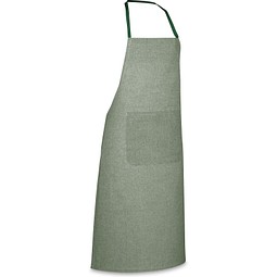 ZIMBRO. Schürze mit recycelter Baumwolle (140 g/m²), Dunkelgrün
