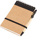 Notizringbuch Recycle, Natur/Schwarz