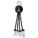 reeves® 3-in-1 Ladekabel mit Beleuchtung Puhalani, weiß