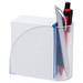 Zettelbox Pintu, blau/transparent