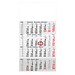 Geiger-Notes 4-Monats-Wandkalender Recycling 2027, green+blue
