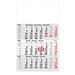 Geiger-Notes 3-Monats-Wandkalender Recycling 2027 green+blue