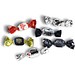 Bonbons im Metallicwickler, 5 g, Fruchtmischung, inkl. Druck