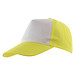 5-Panel-Cap SHINY,gelb, weiß