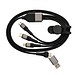 6-in-1 Ladekabel REEVES-CONVERTICS TRIPLE, dunkelgrau