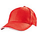 6 Panel Baseballcap San Francisco,rot