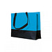 Joytex® Vlies-Umhängetasche, hellblau/schwarz