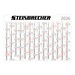 Clever-Plan-Wandplaner 2026 , abwaschbar, inkl. 1-farbigem Druck