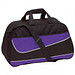 Sporttasche Dennis, Schwarz/Lila