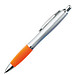 LANCE® Kugelschreiber Rio Satin, blaue Mine, silber/orange