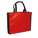 Joytex® Vliestasche Bergen, rot/schwarz