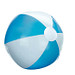 Wasserball, hellblau/weiß, glänzend