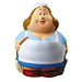 Herr Bert® Anti-Stress-Figuren Putzfee Berta, weiß/blau