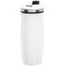 Metall-Isolierbecher Smooth, 400 ml, weiß/schwarz