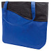 Joytex® Einkaufstasche XL mit Reißverschluss Knobs, blau/schwarz