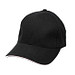 6-Panel-Sandwich-Cap, schwarz/weiß