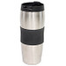 Edelstahl-Isolierbecher Kaffeepause, 400 ml, silber/schwarz
